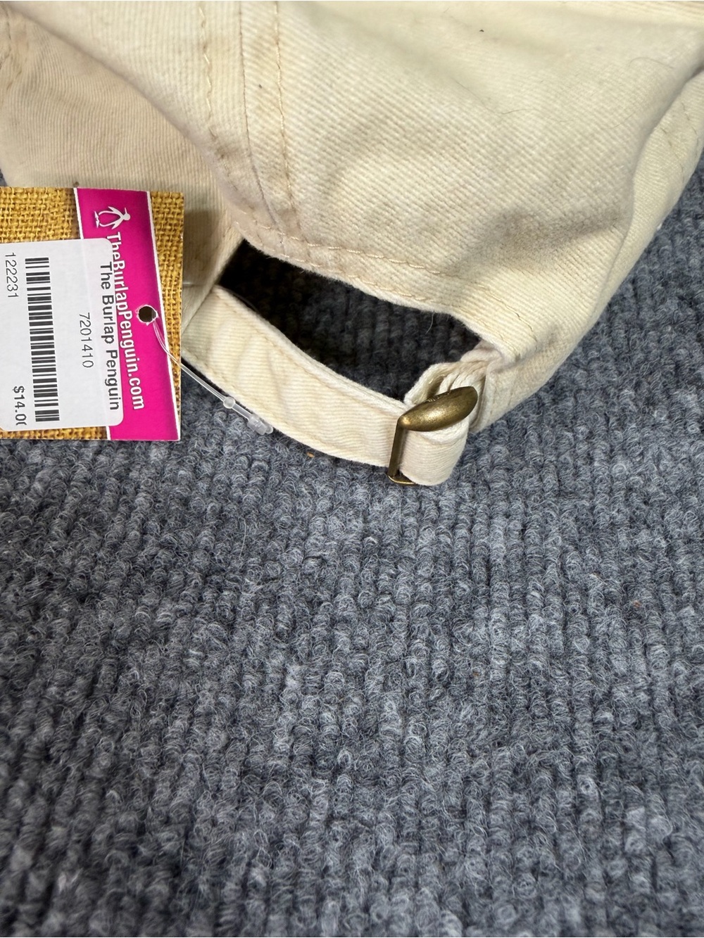 Cream Baseball Cap - Picture 5 of 5